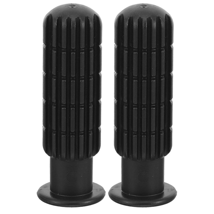 Set accesorii Air Hockey, 4 palete, 8 pucuri, negru si rosu, dimensiuni 96x94x65mm