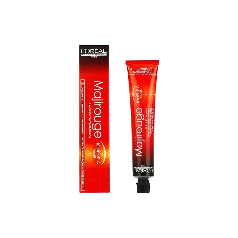 Vopsea permanenta de par Loreal Majirouge Carmilane Ionene g incell blond inchis rosu cupru 6.64 50ml