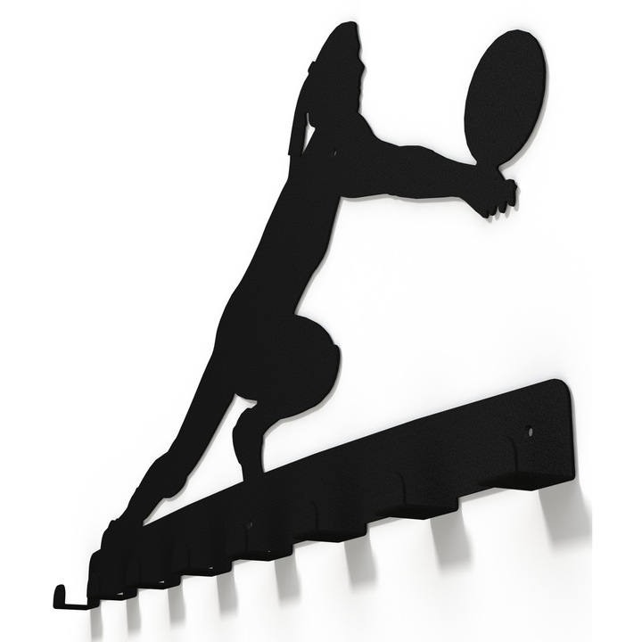 Cuier metalic VOLEI -model 4046 Negru