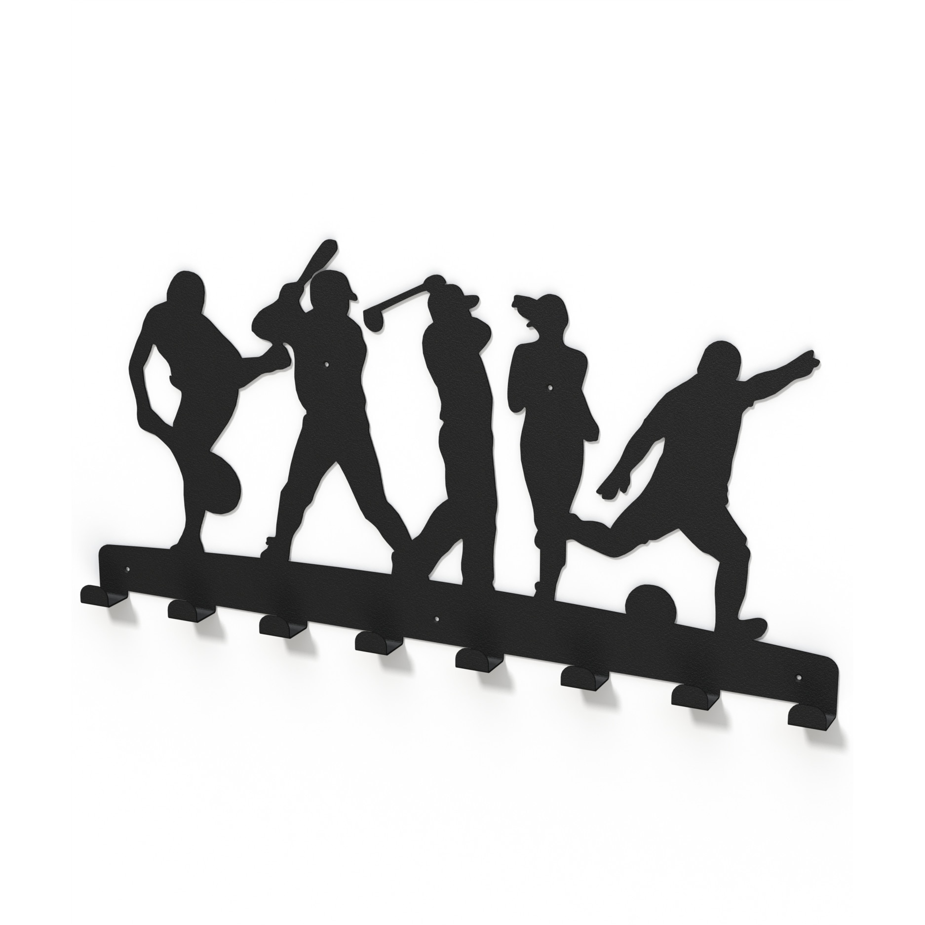 Cuier metalic SPORTURI -model 4049 Negru