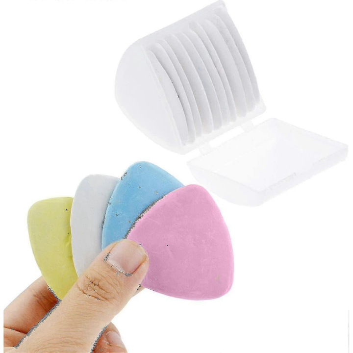 Creion de croitorie triunghiular, set 10 bucati, pentru marcarea tesaturilor