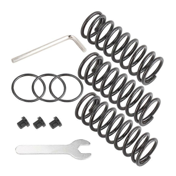 Set accesorii pedala frana, acceleratie si ambreiaj pentru volan de curse G25 G27 G29 G920 G923, metal, 62x24x26mm