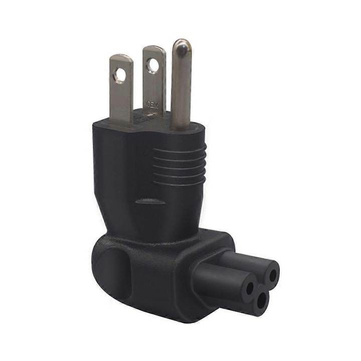 Adaptor de putere NEMA 5-15P la C5, 250V, 10A, plastic