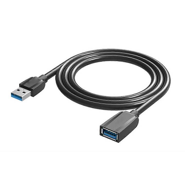 Cablu de extensie USB 3.0, 0.5/1/1.5/2/3m, PVC, rezistent la uzura, set