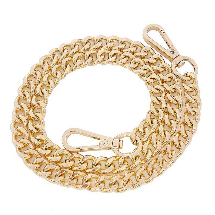 Táska pánt, 105cm, fém, arany