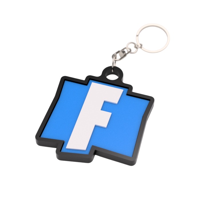 Breloc Fortnite BIG F – Accesoriu pentru fanii jocului video