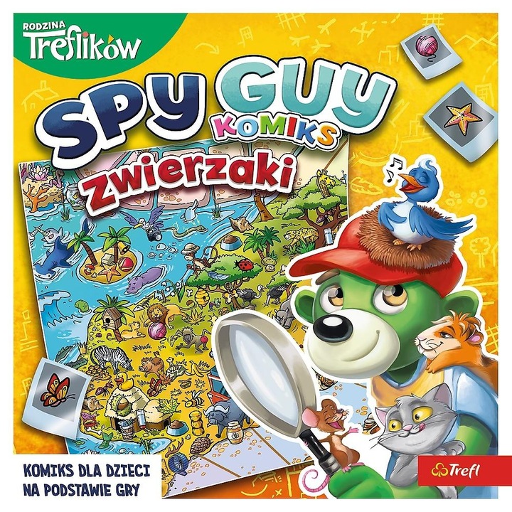 Trefliki i Spy Guy na tropie, Trefl Books, érzelmekről szóló képregény szett, többszínű, gyermekeknek
