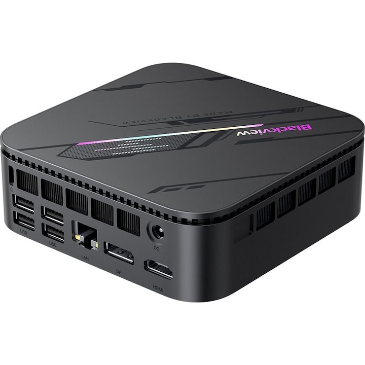 Desktop PC BlackView MP100 Pro, Intel 12450H 8 C / 12 T, 4.4 GHz, 16 GB RAM, 512 GB SSD, Intel UHD Graphics, Windows 11 Pro
