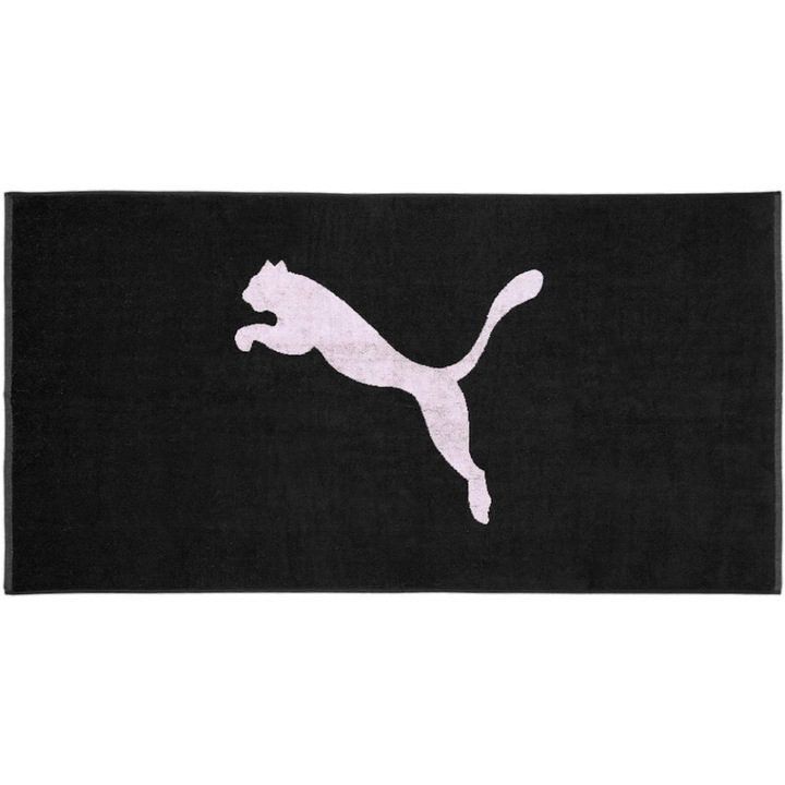 Кърпа Puma Team, черна, 140x70 см