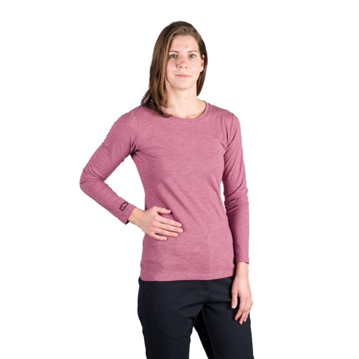 Tricou bumbac dama Carleigh, Dark rose