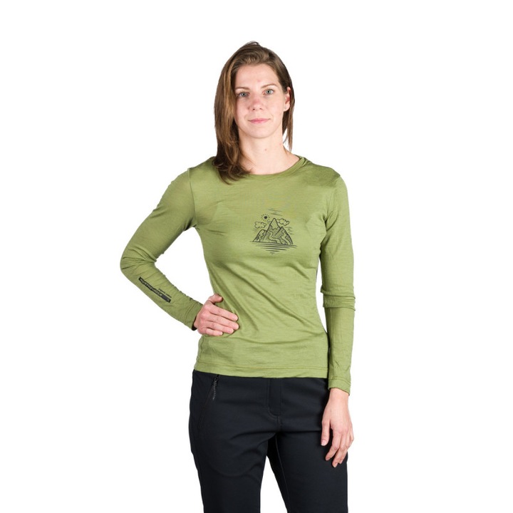 Noi Aila merinogyapju polo, Zöld