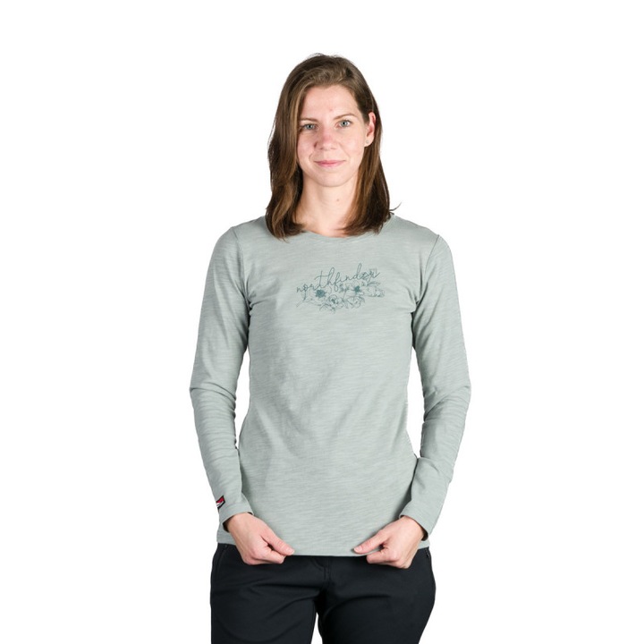 Tricou bumbac dama Iyana, Verde deschis