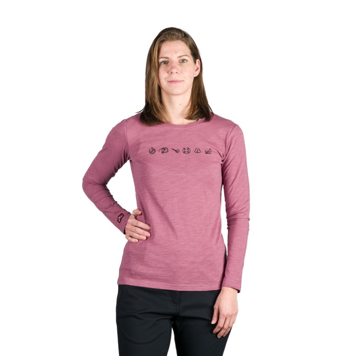 Tricou bumbac dama Elianna, Roz