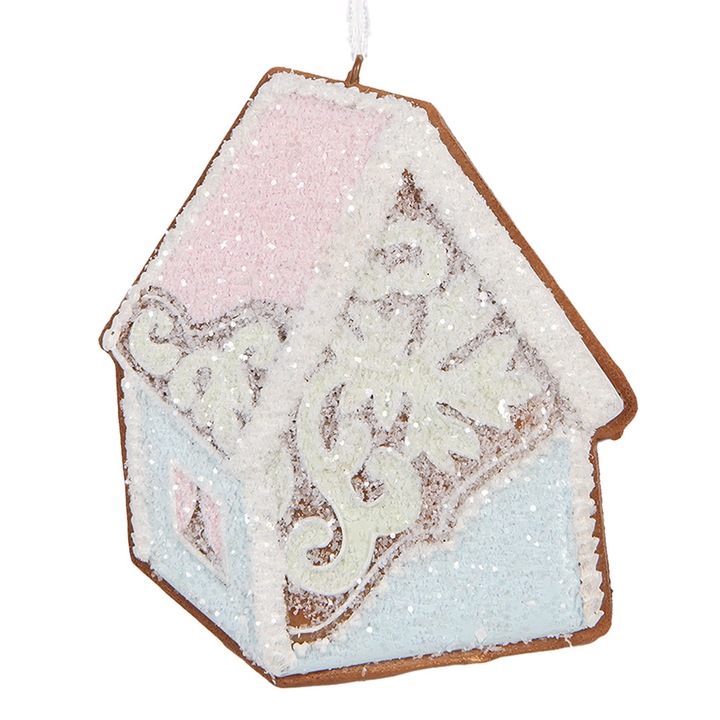 Комплект 2 украшения за елха Къщичка от Меденки 9x1x10 см