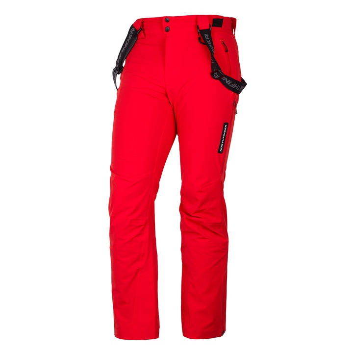 Pantaloni schi 2L 10K/10K barbati Walerian, Rosu