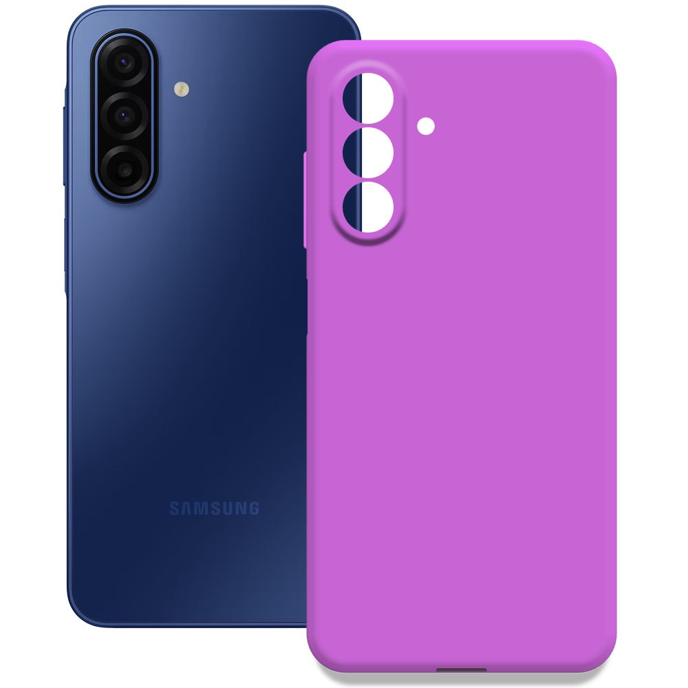 Husa pentru Samsung Galaxy A17, Color Shield, Interior de catifea, Suprafata aderenta, Protectie antisoc, Margini ridicate, Regular Fit, Silicon, Mov