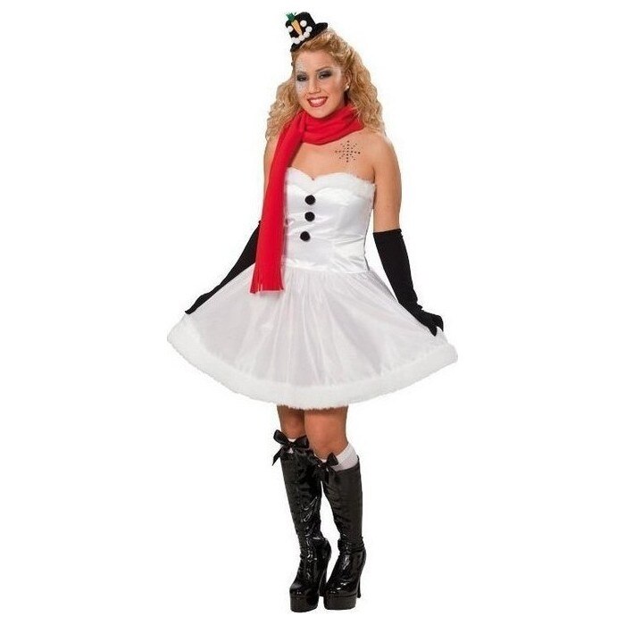 Costumatie Miss SnowMan XS