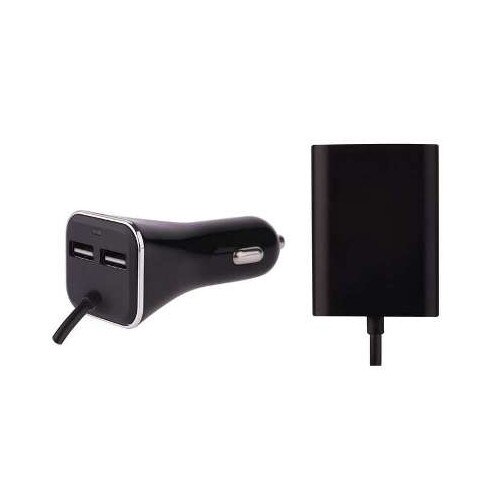 Alimentator auto de la 12V/24V la 4 porturi USB max. 2,4A +cablu 2m, Emos