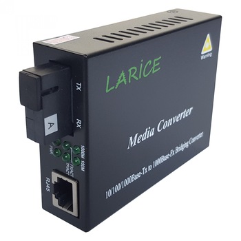 Media Convertor LARICE MCL-1000W/SC20A, Gigabit, WDM, singlemode, 20 Km, tip A Media Convertor LARICE MCL-1000W/SC20A, Gigabit, WDM, singlemode, 20 Km, tip A