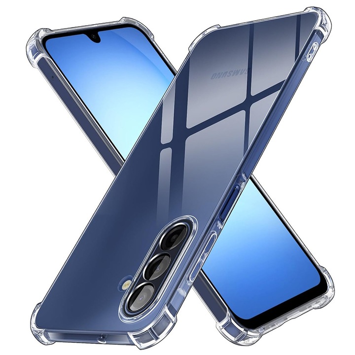 Husa pentru Samsung Galaxy A17 5G - Techsuit Shockproof Clear Silicone - Transparentă