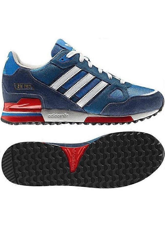 Pantofi sport barbati, ZX 750, albastru, material textil, Adidas