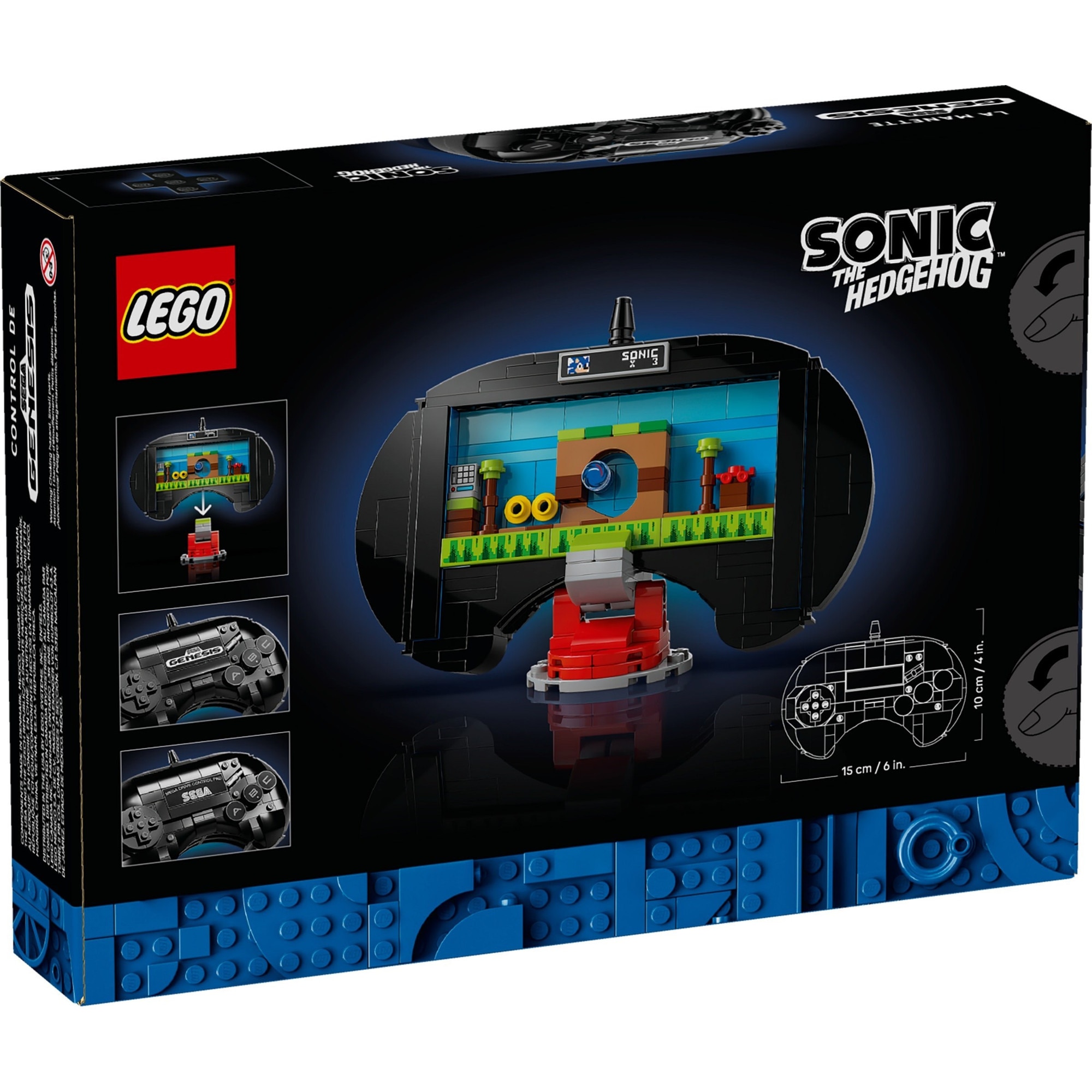 Set LEGO Sonic the Hedgehog Controler SEGA Genesis, 260 piese