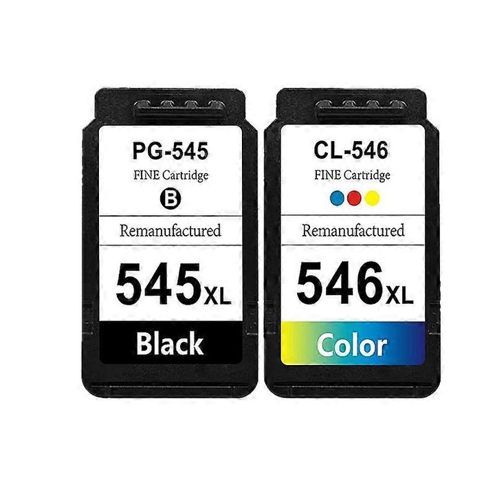 Nyomtatópatron Canon PG545 CL546-hoz, 1 fekete és 1 háromszínű készlet, 18ml