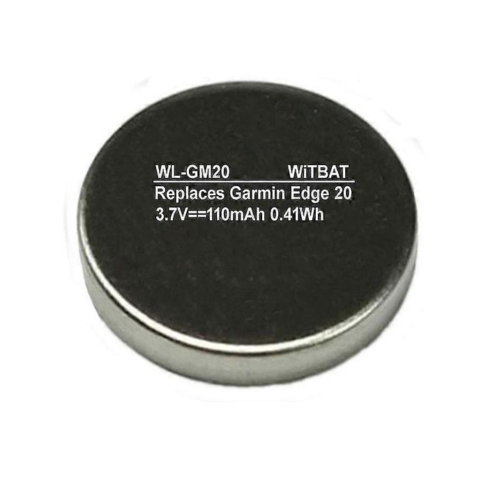 Li-ion akkumulátor 3.7V 110mAh kerékpáros komputerekhez, 2 darabos készlet