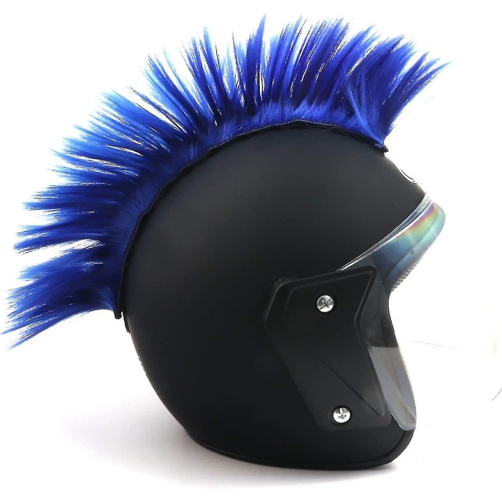 Peruca Mohawk pentru Casca, Multicolor, 1 bucata