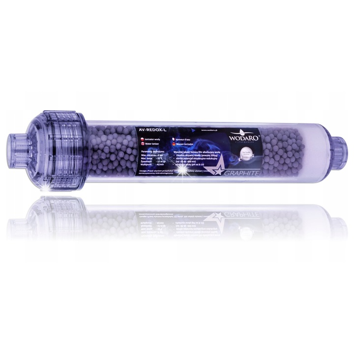 Йонизатор за алкална вода RO AV-REDOX-L, намалява REDOX потенциала, pH 8-10, 12 месеца, 51C, 6bar