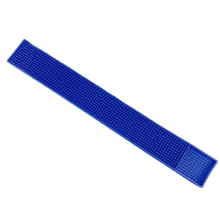 Covoare bar, mata antiderapanta, 8x60cm, albastra