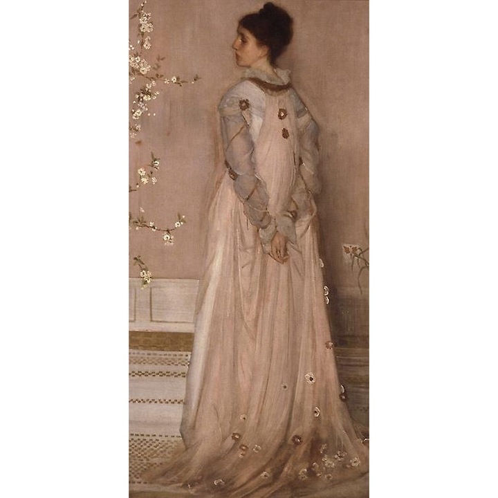 Картина Р. Лейланд, Джеймс Абът Макнийл Уислър, 80x40см, масло върху платно