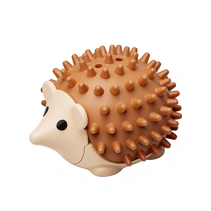 Macskamenta labda macskáknak, Sündisznó alakú vakaró kefe, Fogmosáshoz és hányás kiváltásához, Tartalmazza a hátsó matricát