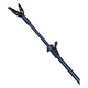Suport Telescopic Lanseta, Aluminiu, 65-120 cm, Negru