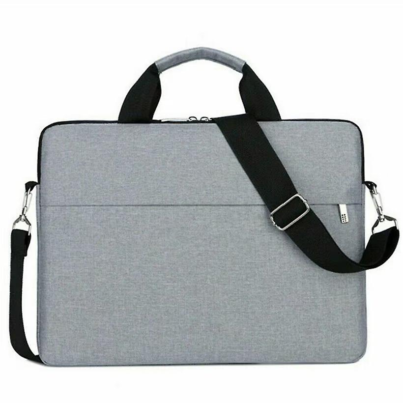 Geanta laptop 13-15.6 inch, impermeabila, gri, 37x27x3cm si 40x30x3cm, unisex