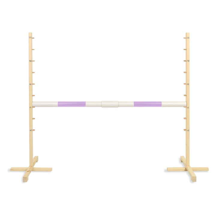 Obstacol pentru Hobby Horse, Super Hobby Horse, 160x120cm, 2 piese, 50mm, mov deschis