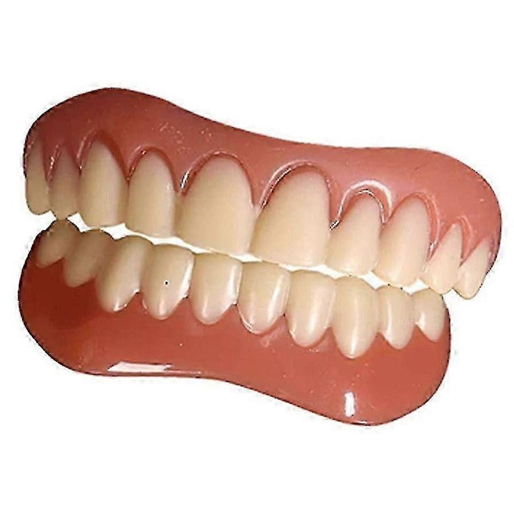 Proteza dentara, set 1 pereche, aspect natural, reutilizabile
