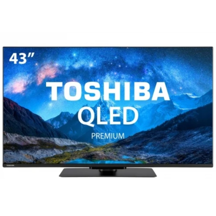 Телевизор QLED Toshiba 127 см 50" 43QV3F63DG, Ultra HD 4K, Smart TV, WiFi, CI+