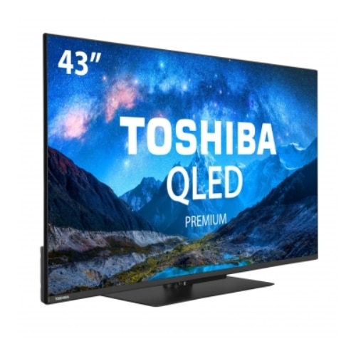 Televizor QLED Toshiba 127 cm 50" 43QV3F63DG, Ultra HD 4K, Smart TV, WiFi, CI+