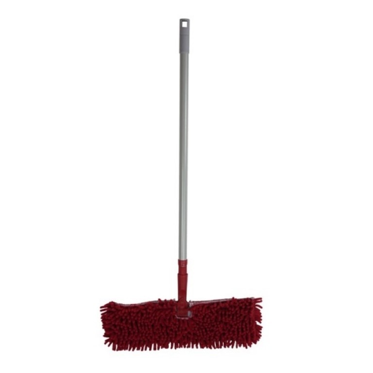 Mop plat Bath&Cleaning, 530117, Plastic, Visiniu/Gri