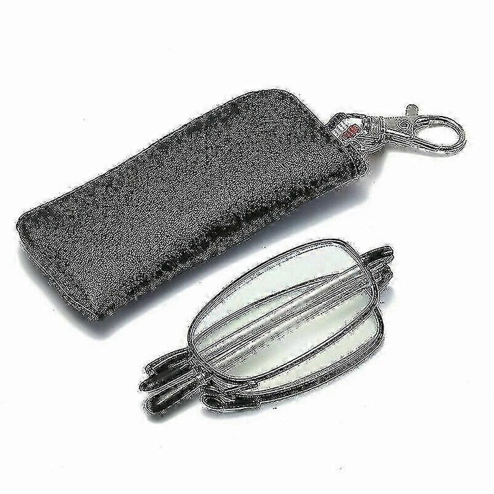 Ochelari de citit pliabili, metalici, unisex, anti-lumina albastra, negru, dimensiuni 48x28mm, lungime brat 133mm