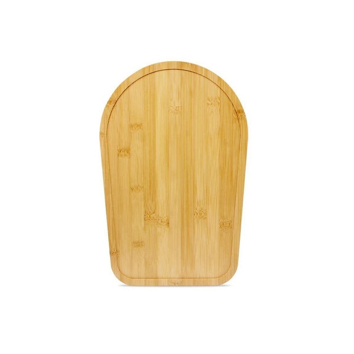 Tavita alunecatoare din bambus pentru mixer, set, 34x21x1cm, culoarea naturala