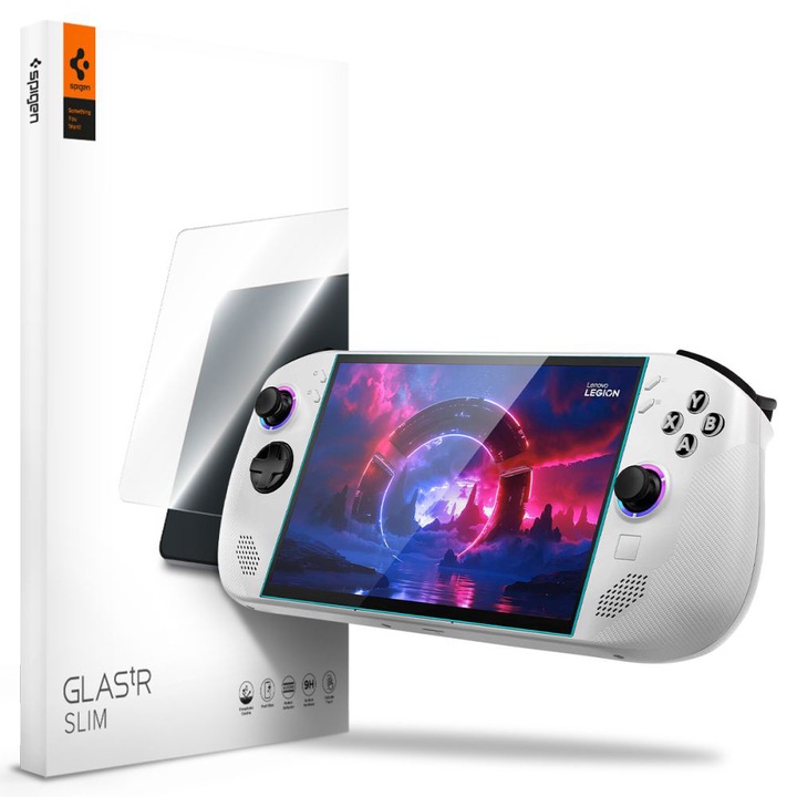 Folie pentru Lenovo Legion Go S (set 2) - Spigen Glas.tR Slim - Clear
