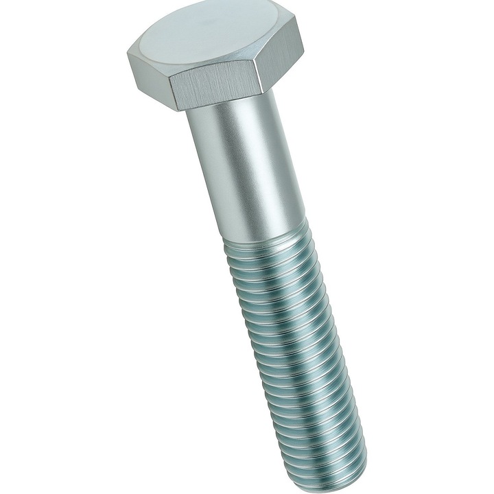 Set 50 buc - Surub cap hexagonal partial filetat DIN 931 8.8 M8x140 zincat