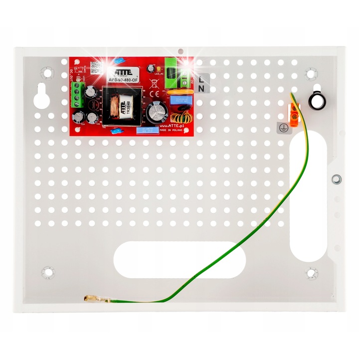 Захранване SMPS ATTE APS-90-480-E 48V 2A 96W, бяло, 252x200x85mm