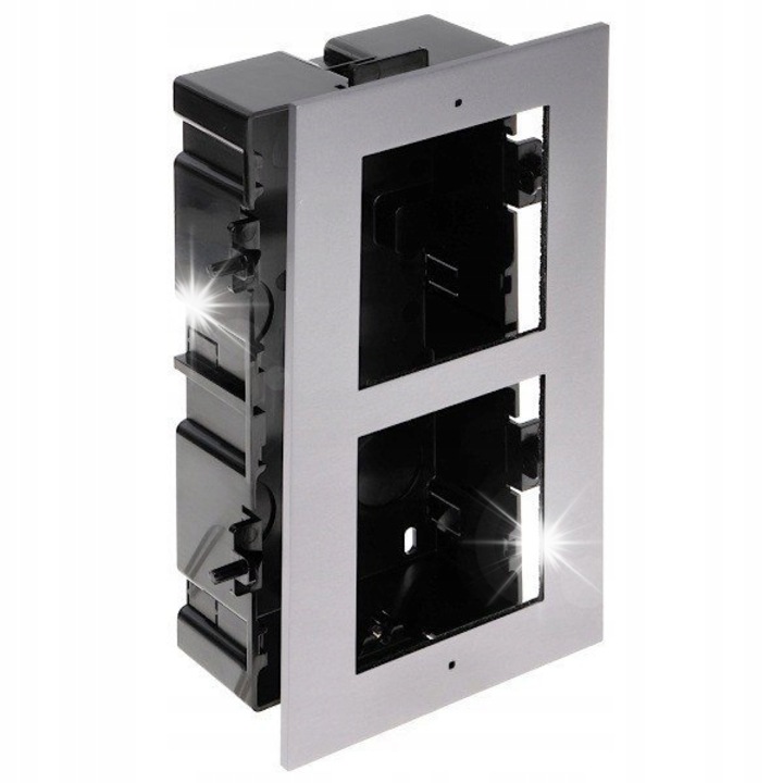 Rama montaj DS-KD-ACF2, Hikvision, aluminiu si plastic, negru, 236x124x4mm
