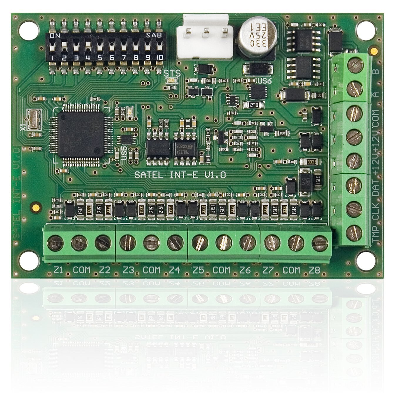 Expander 8 intrari SATEL INT-E pentru centrale alarma INTEGRA, VERSA ...