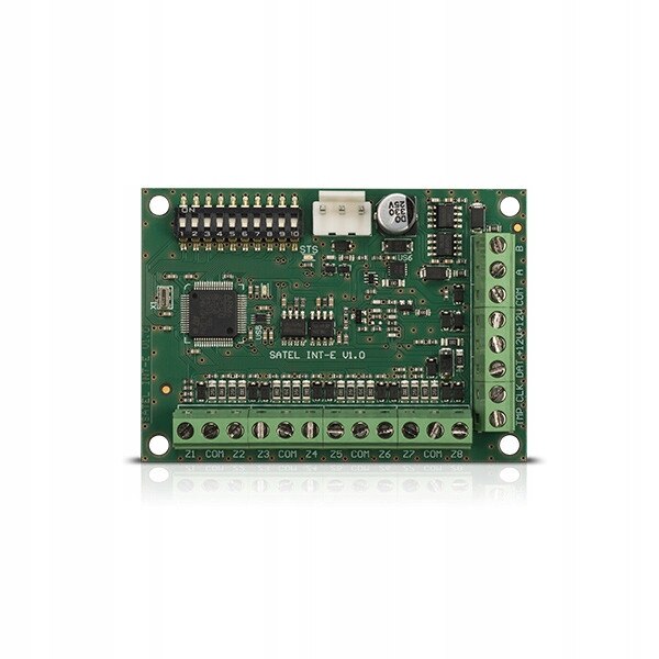 Expander 8 intrari SATEL INT-E pentru centrale alarma INTEGRA, VERSA ...
