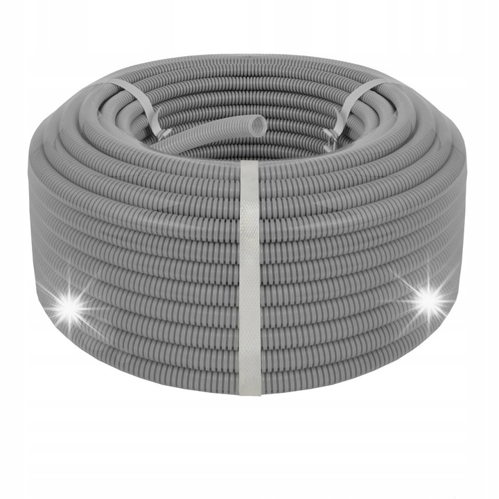 Гофрирана тръба MARMAT 320N, 40x32мм, гъвкава, сива, 25м