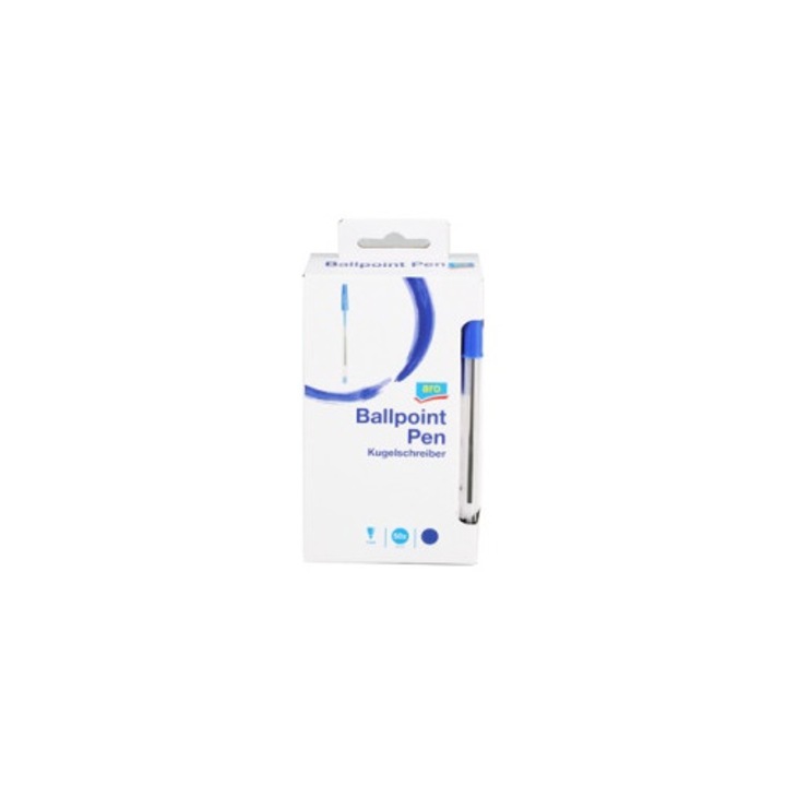 Set 50 Pixuri Albastre Aro, Grosime 1 mm